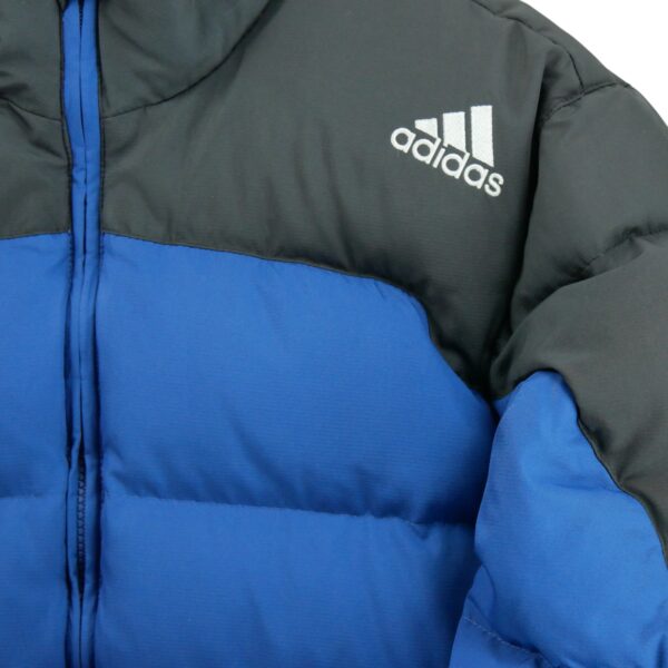 Doudoune homme manches longues bleu Adidas Col Montant QWE1579