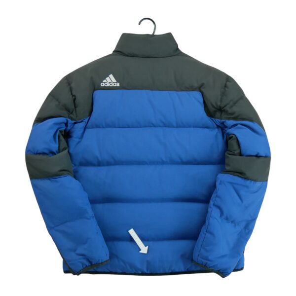 Doudoune homme manches longues bleu Adidas Col Montant QWE1579