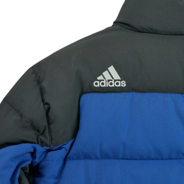 Doudoune homme manches longues bleu Adidas Col Montant QWE1579