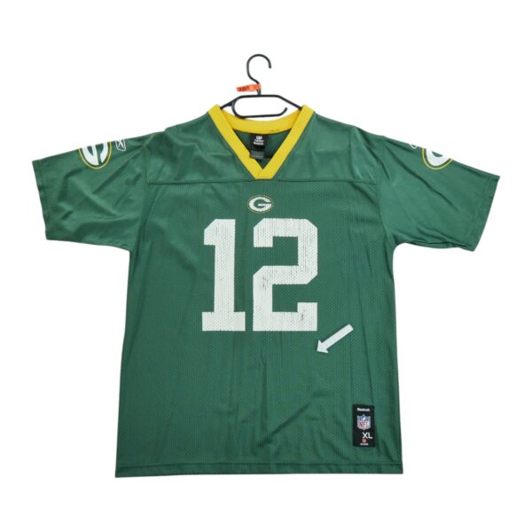 Maillot manches courtes enfant vert NFL Team Apparel Equipe Green Bay Packers QWE2153