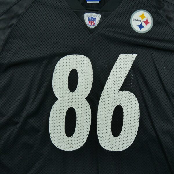 Maillot manches courtes homme noir Reebok Equipe Pittsburgh Steelers QWE1568