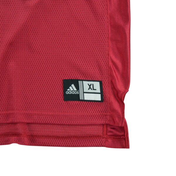 Maillot manches courtes homme rouge Adidas Equipe Wisconsin QWE0510