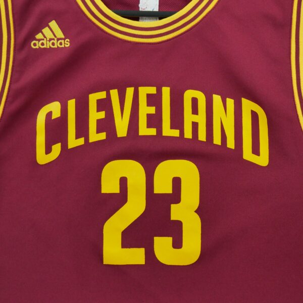 Maillot sans manches enfant bordeaux Adidas Equipe Cleveland Cavaliers QWE1116