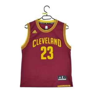 Maillot sans manches enfant bordeaux Adidas Equipe Cleveland Cavaliers QWE1116