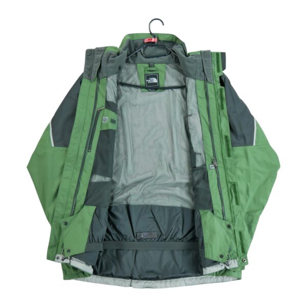 Parka homme manches longues vert The North Face Col Montant QWE2006