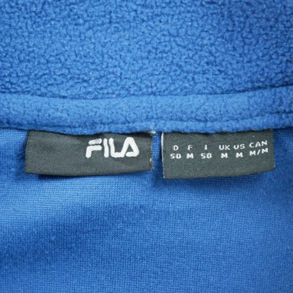 Pull polaires homme manches longues bleu Fila Col Montant QWE3413