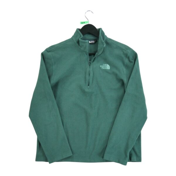 Pull polaires homme manches longues vert The North Face Col Montant QWE0478