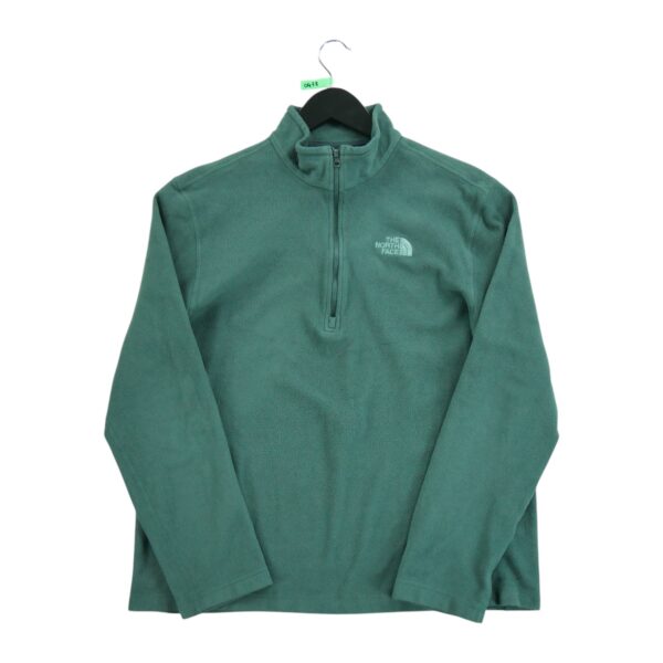 Pull polaires homme manches longues vert The North Face Col Montant QWE0478