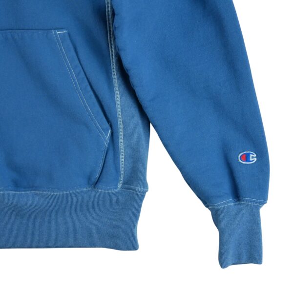 Sweat a capuche homme manches longues bleu Champion Col Rond QWE2034