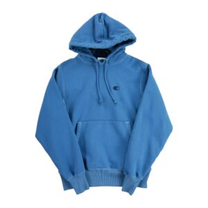 Sweat a capuche homme manches longues bleu Champion Col Rond QWE2034