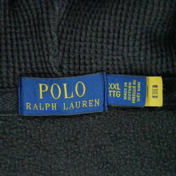 Sweat a capuche homme manches longues noir Polo Ralph Lauren Col Rond QWE0295