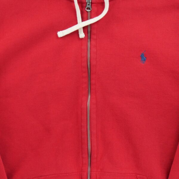 Sweat a capuche homme manches longues rouge Polo Ralph Lauren Col Rond QWE3067