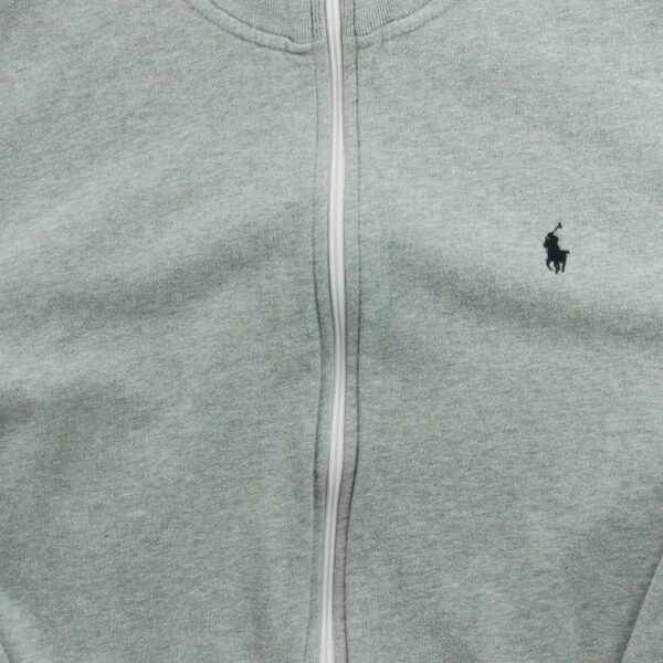 Sweat homme manches longues gris Polo Ralph Lauren Col Montant QWE1314