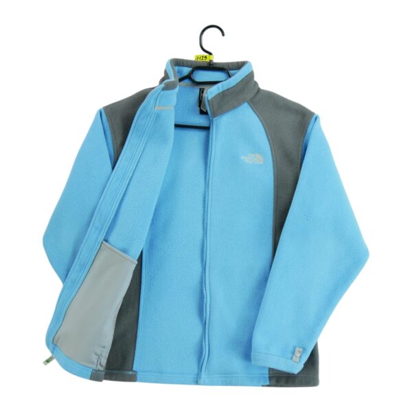 Veste polaires enfant manches longues bleu clair The North Face Col Montant QWE1129