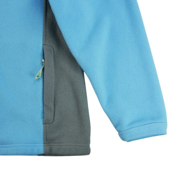 Veste polaires enfant manches longues bleu clair The North Face Col Montant QWE1129