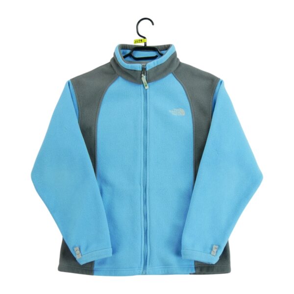 Veste polaires enfant manches longues bleu clair The North Face Col Montant QWE1129