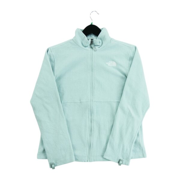 Veste polaires enfant manches longues turquoise The North Face Col Montant QWE0545