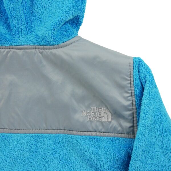 Veste polaires enfant manches longues turquoise The North Face Col Rond QWE1022