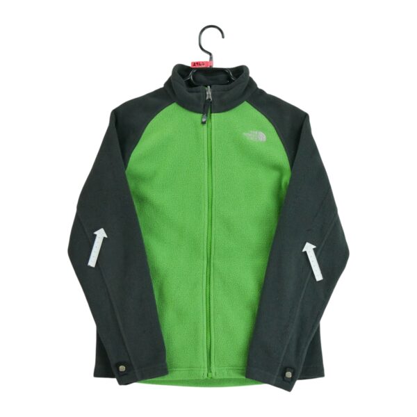 Veste polaires enfant manches longues vert The North Face Col Montant QWE2147