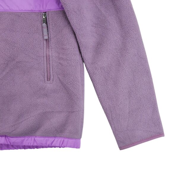 Veste polaires enfant manches longues violet The North Face Col Montant QWE0123