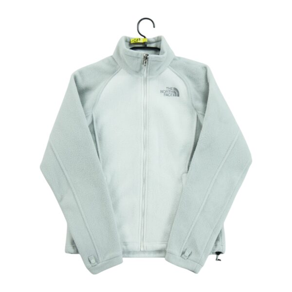 Veste polaires femme manches longues blanc The North Face Col Montant QWE1207