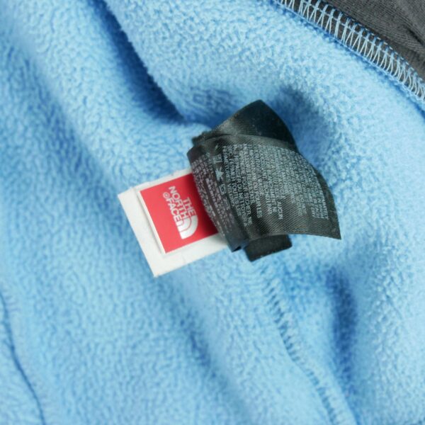 Veste polaires femme manches longues bleu clair The North Face Col Montant QWE2180