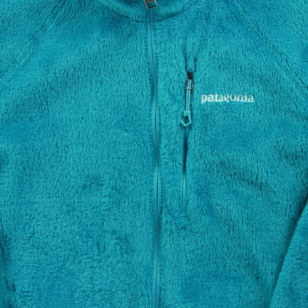 Veste polaires femme manches longues turquoise Patagonia Col Montant QWE2269