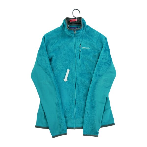 Veste polaires femme manches longues turquoise Patagonia Col Montant QWE2269