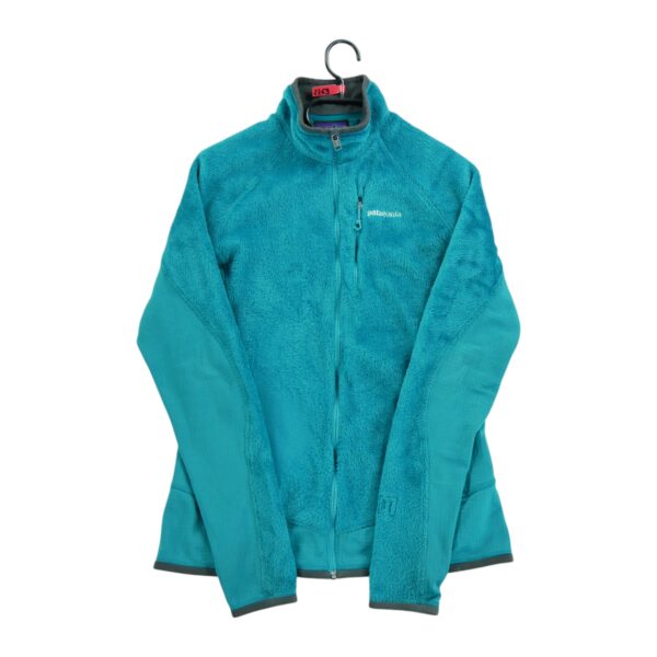 Veste polaires femme manches longues turquoise Patagonia Col Montant QWE2269