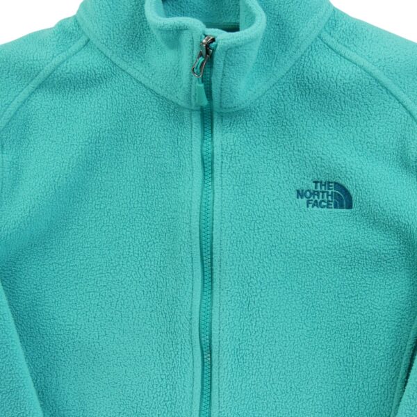 Veste polaires femme manches longues turquoise The North Face Col Montant QWE0494