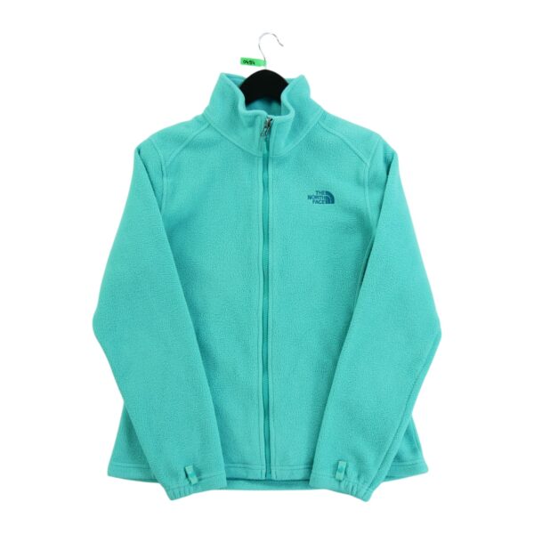 Veste polaires femme manches longues turquoise The North Face Col Montant QWE0494