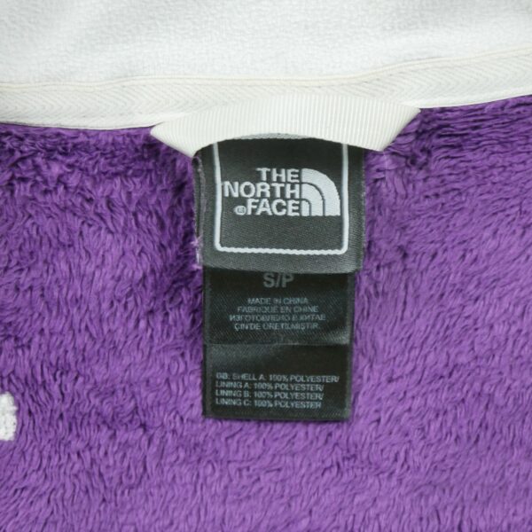 Veste polaires femme manches longues violet The North Face Col Montant QWE0517