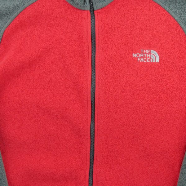 Veste polaires homme manches longues rouge The North Face Col Montant QWE3483