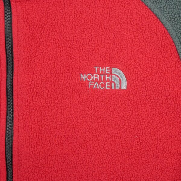 Veste polaires homme manches longues rouge The North Face Col Montant QWE3483