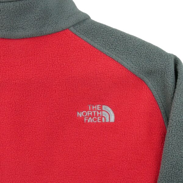 Veste polaires homme manches longues rouge The North Face Col Montant QWE3483