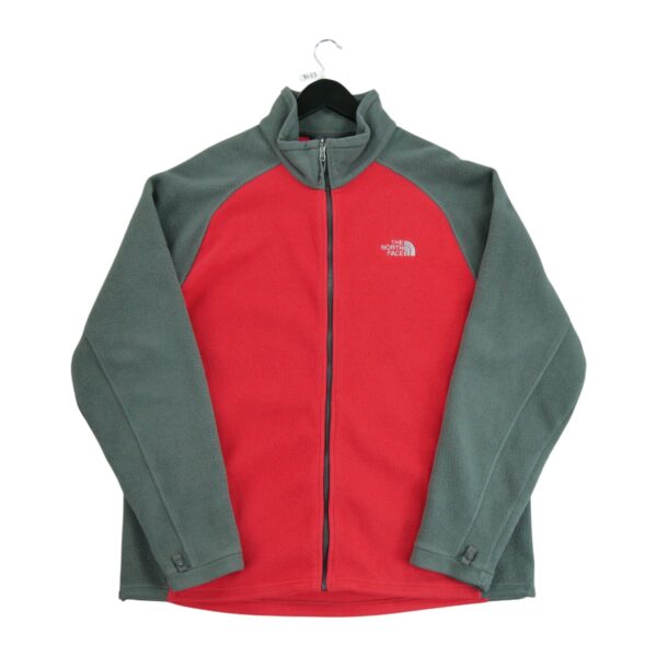 Veste polaires homme manches longues rouge The North Face Col Montant QWE3483