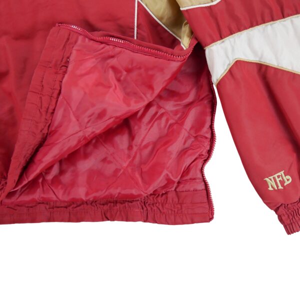 Blouson homme manches longues rouge NFL Equipe San Francisco 49ers QWE2185