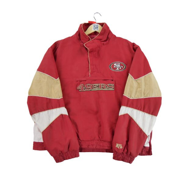 Blouson homme manches longues rouge NFL Equipe San Francisco 49ers QWE2185