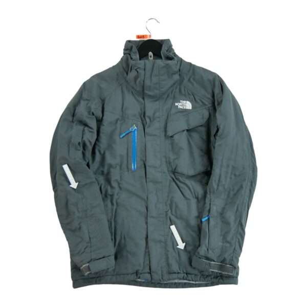 Doudoune homme manches longues gris The North Face Col Montant QWE2043