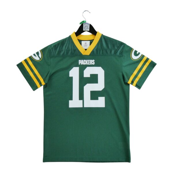 Maillot manches courtes enfant vert NFL Equipe Green Bay Packers QWE0571