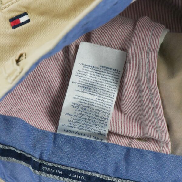 Pantalon slim homme beige Tommy Hilfiger QWE1384