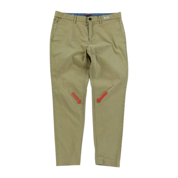 Pantalon slim homme beige Tommy Hilfiger QWE1384