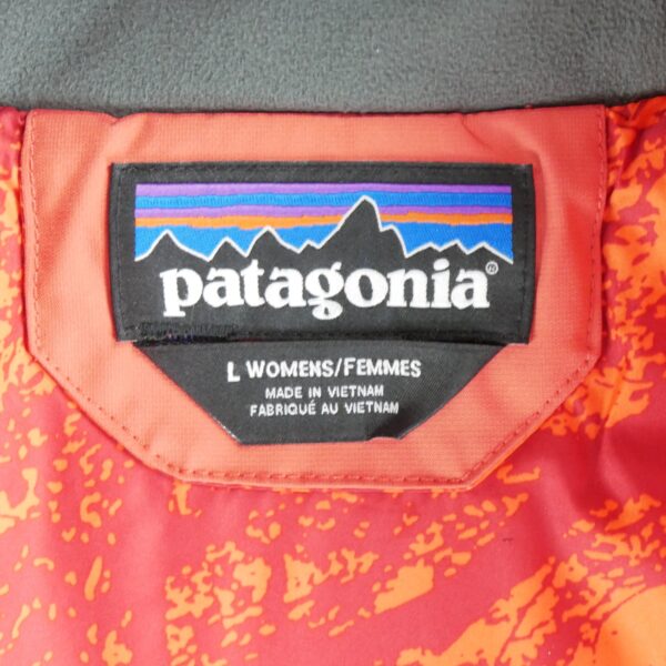 Parka femme manches longues orange Patagonia Col Montant QWE1355