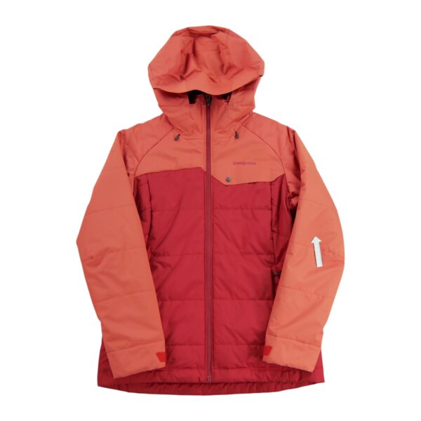 Parka femme manches longues orange Patagonia Col Montant QWE1355