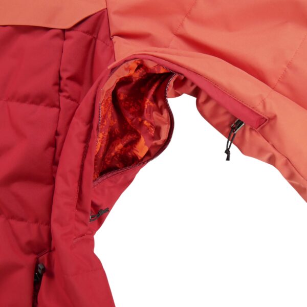 Parka femme manches longues orange Patagonia Col Montant QWE1355