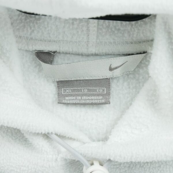 Pull polaires homme manches longues blanc Nike Col Rond QWE2257