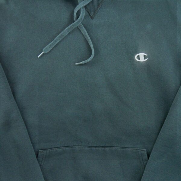 Sweat a capuche homme manches longues noir Champion Col Rond QWE1114