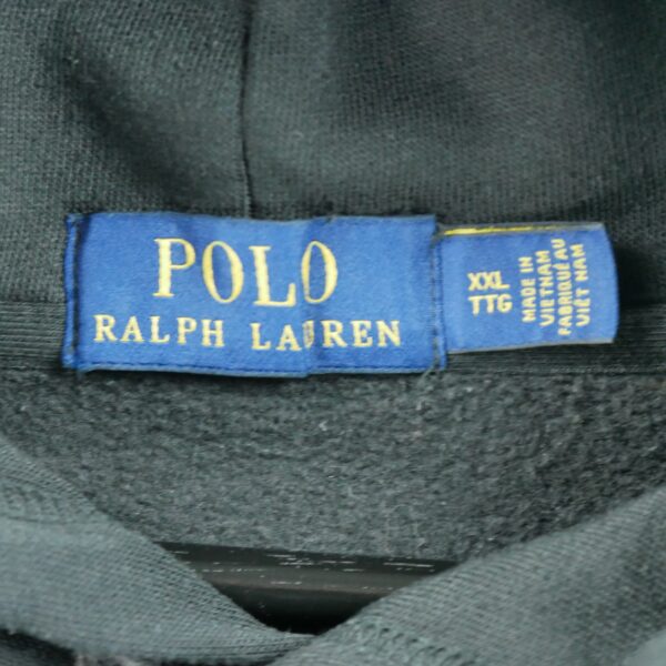 Sweat a capuche homme manches longues noir Polo Ralph Lauren Col Montant QWE1277