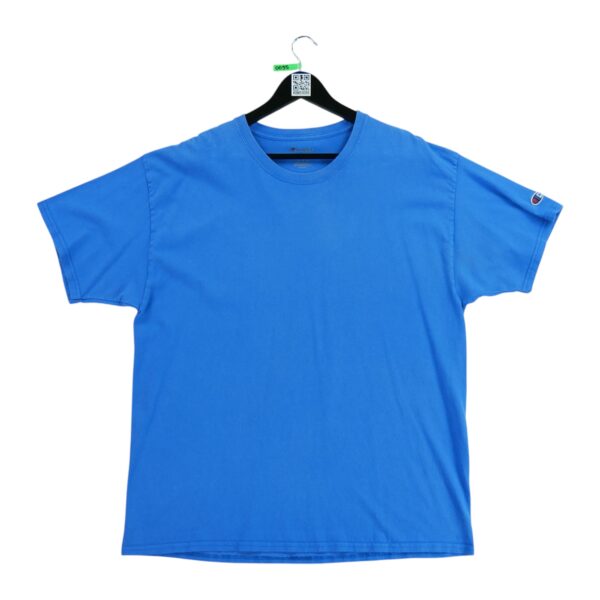 T shirt manches courtes homme bleu Champion Col Rond QWE0095