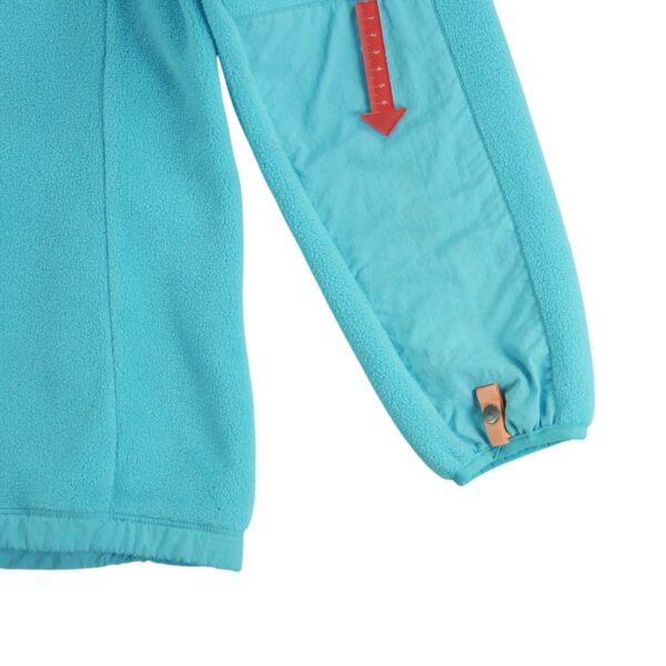 Veste polaires enfant manches longues turquoise The North Face Col Montant QWE2029